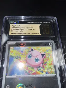 Pokemon TCG Jigglypuff 2023 Japanese Pokemon Card 151 039/165 Pristine - Image 2