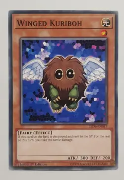 Winged Kuriboh-1st Edition-Yugioh Card-Near Mint-LED6-EN017-COMMON - Image 1