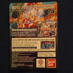 Bandai One Piece CCG Monkey.D.Luffy US Voyage Promo Holo Card P-055 5000 - Image 2
