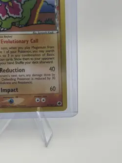 2006 Pokemon MEGANIUM Ex Dragon Frontiers Set GOLD HOLO Delta Species Card 4/101 - Image 4