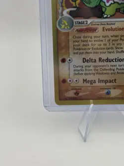 2006 Pokemon MEGANIUM Ex Dragon Frontiers Set GOLD HOLO Delta Species Card 4/101 - Image 5