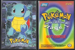 Pokemon TCG | Squirtle #66 | E7 Topps The First Movie Trading Cards | LP - Image 1