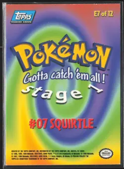 Pokemon TCG | Squirtle #66 | E7 Topps The First Movie Trading Cards | LP - Image 3