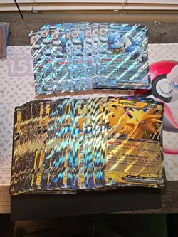 Jumbo Pokemon Card Lot - 67 Jumbo Cards-Jolteon/Flareon/Vaporeon VMAX/Charizard - Image 3