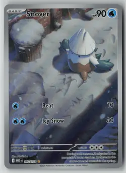 Snover 140/132 Pokemon Mega Evolution Illustration Rare Near Mint Card (NM) 6 - Image 1