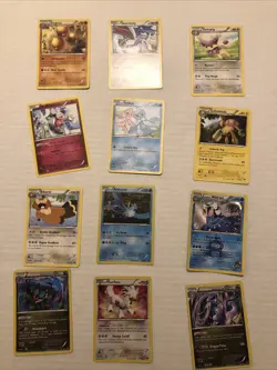Pokemon Cards LOT of 112 ~ 12 Rare and 100 Trainer ~ Pre-owned - Image 2