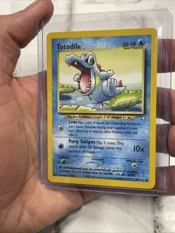 Pokemon Neo Genesis 81/111 Totodile Pokemon Card NM/MT Vintage Vtg Nintendo TCG - Image 2