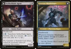 1x Aetherblade Agent // Gitaxian Mindstinger - NM Eng MTG - March of the Machine - Image 1