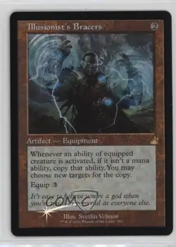 Retro Frame - Illusionist's Bracers Foil Magic: Ravnica Remastered RVR #0392 - Image 1