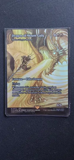 Dragon of Mount Gulg - (FOIL) Ancient Copper Dragon (Showcase) Final Fantasy - Image 1