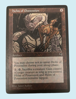 HELM OF POSSESSION, Tempest, LP Lightly Played, Magic The Gathering MTG - Image 1