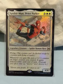 MTG: Spider-Man, Peter Parker - Marvel's Spider-Man: Eternal-Legal #4 M Foil NM - Image 1