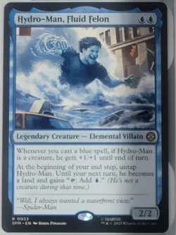 Hydro-Man, Fluid Felon #33 | Near Mint | Marvel's Spider-Man Magic MTG - Image 1