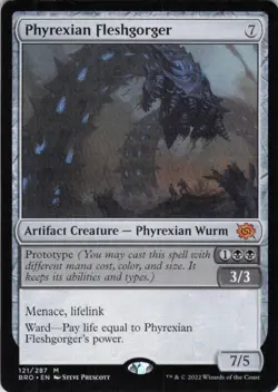 Phyrexian Fleshgorger - The Brothers' War - 121 NM - Image 1