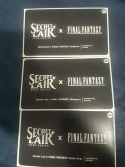 Magic: Secret Lair x FINAL FANTASY: Complete Rainbow FOIL Set English NO PROMO - Image 1
