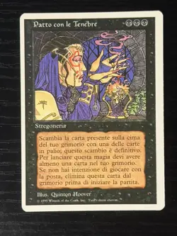 Magic MTG Italian Revised Darkpact Artist Proof Near Mint Only 50 Exist! - Image 1