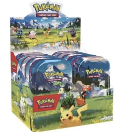 Pokemon TCG Ascended Heroes x10 Assorted Mini Tins With Unsealed Display - Image 1