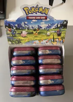 Pokemon TCG Ascended Heroes x10 Assorted Mini Tins With Unsealed Display - Image 3