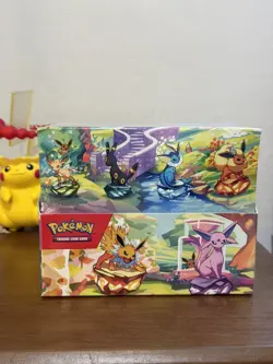 Pokemon TCG Prismatic Evolutions Mini Tin Display Case 8 Tins🔥FACTORY SEALED! - Image 1