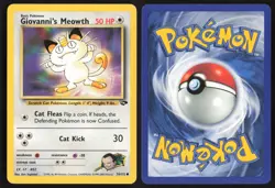 Pokemon TCG | Giovanni's Meowth 74/132 | Common | Gym Challenge | Near Mint - Image 1