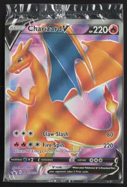 Pokemon TCG | Charizard V SWSH050 | Promo | SWSH Black Star | SEALED NM - Image 2