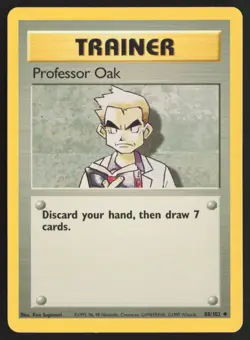 Pokemon TCG | Professor Oak 88/102 | Uncommon | Base Set | Near Mint - Image 2