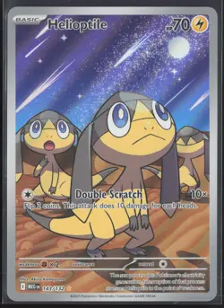 Pokemon TCG | Helioptile 143/132 | Illustration Rare | Mega Evolution | NM - Image 2