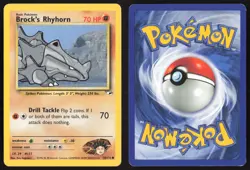 Pokemon TCG | Brock's Rhyhorn 70/132 | Common | Gym Heroes | Lightly Played - Image 1