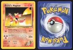 Pokemon TCG | Blaine's Magmar 37/132 | Uncommon | Gym Heroes | Lightly Played - Image 1