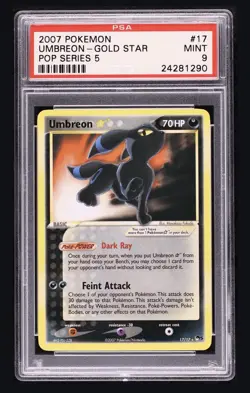 Pokemon Umbreon Gold Star POP Series 5 - Image 1