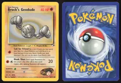 Pokemon TCG | Brock's Geodude 66/132 | Common | Gym Heroes | Lightly Played - Image 1