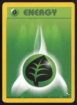 Pokemon TCG | Grass Energy 129/132 | Gym Heroes | Lightly Played - Image 2