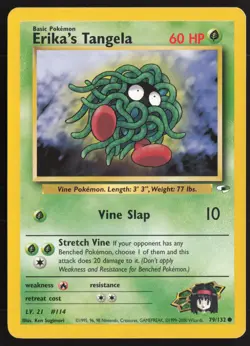 Pokemon TCG | Erika's Tangela 79/132 | Common | Gym Heroes | Lightly Played - Image 2