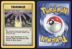 Pokemon TCG | Pewter City Gym 115/132 | Uncommon | Gym Heroes | Lightly Played - Image 1
