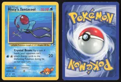 Pokemon TCG | Misty's Tentacool 57/132 | Uncommon | Gym Heroes | Lightly Played - Image 1