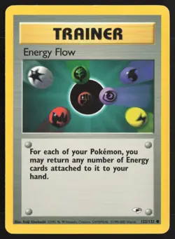 Pokemon TCG | Energy Flow 122/132 | Common | Gym Heroes | Lightly Played - Image 2