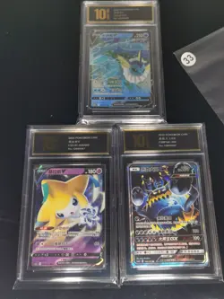Pokemon TCG Chinese Jirachi036/066Vaporeon 026/132Guzzlord 100/151-Pyxis Gold 10 - Image 1