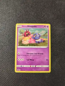 Galarian Slowpoke SWSH126 Black Star Promo Holo Pokemon NM - Image 1