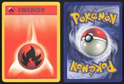 Pokemon TCG | Fire Energy 98/102 | Base Set | Lightly Played - Image 1
