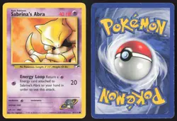 Pokemon TCG | Sabrina's Abra 91/132 | Common | Gym Heroes | Lightly Played - Image 1