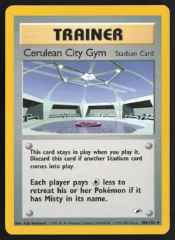 Pokemon TCG | Cerulean City Gym 108/132 | Uncommon | Gym Heroes | Lightly Played - Image 2