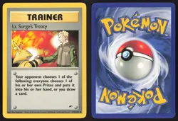 Pokemon TCG | Lt. Surge's Treaty 112/132 | Uncommon | Gym Heroes | LP - Image 1