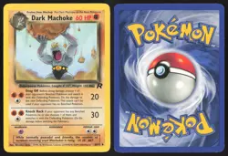 Pokemon TCG | Dark Machoke 40/82 | Uncommon | Team Rocket | Lightly Played - Image 1