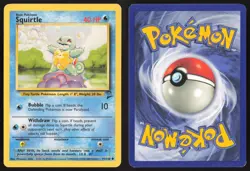 Pokemon TCG | Squirtle 93/130 | Common | Base Set 2 | Lightly Played - Image 1