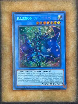 Yugioh Illusion of Chaos RA02-EN020 Secret Rare 1st Ed NM - Image 1