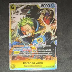 Roronoa Zoro ST29-014 Super Rare 8000 Power Egghead One Piece CCG - Image 1