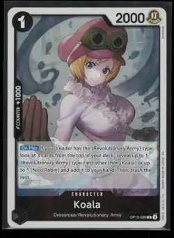 Koala (086) OP12-086 One Piece Legacy of the Master Rare Near Mint - Image 1