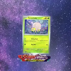 Tarountula 016/198 Scarlet & Violet Pokemon TCG Card Mint/NM Pack Fresh New - Image 1