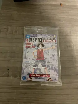 Monkey.D.Luffy Holographic Card One Piece College Basketball SEALED!!! - Image 3