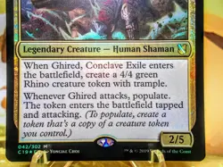 Ghired Conclave Exile mythic foil magic the gathering trading card singles - Image 3
